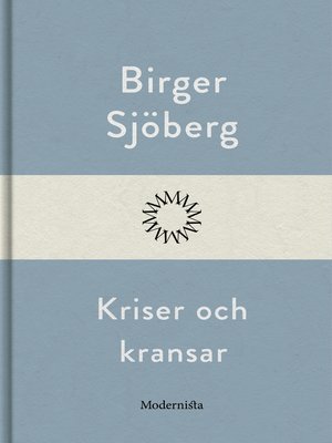 cover image of Kriser och kransar